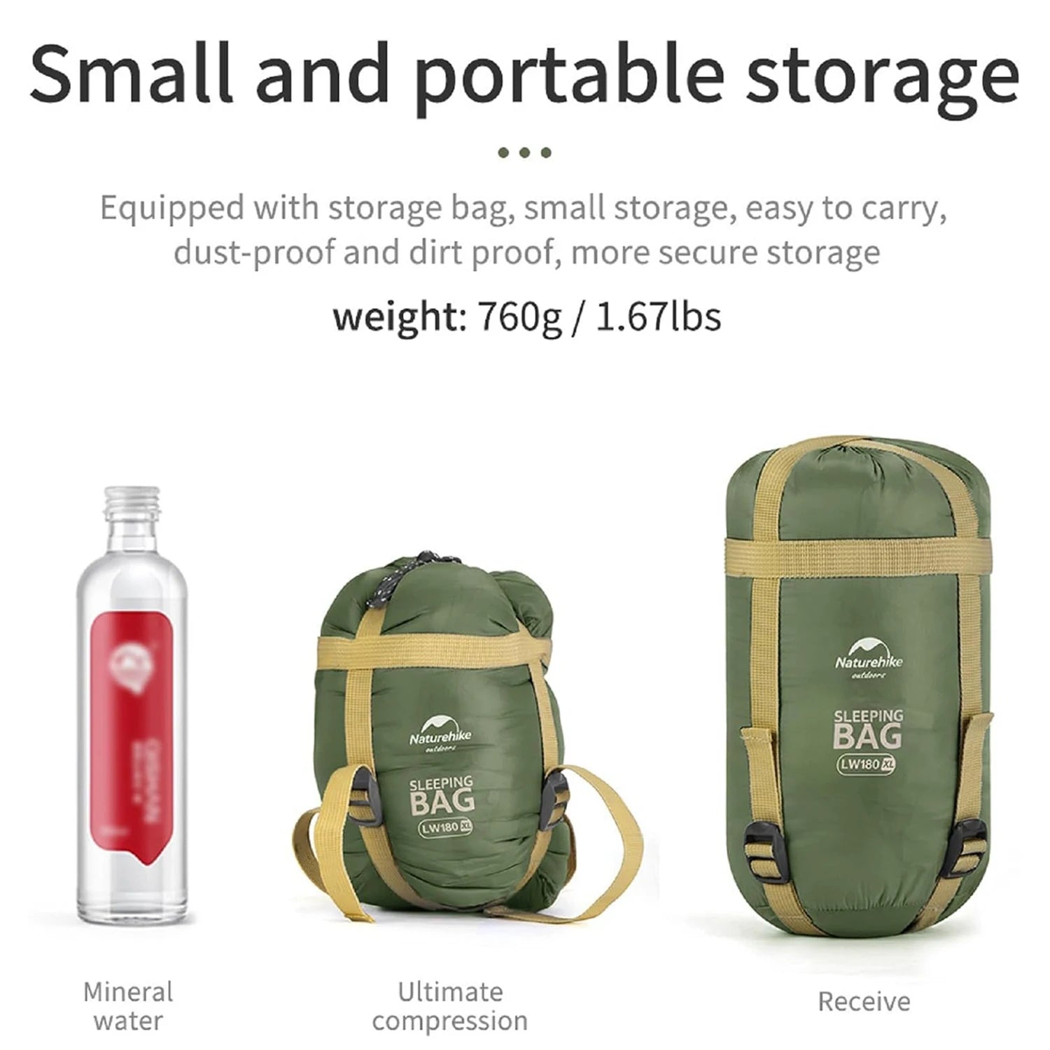 Crash Out Sleeping Bag Ultralight 2 Seasons Spring /Summer Chose Blue/Brown Color Stock Items