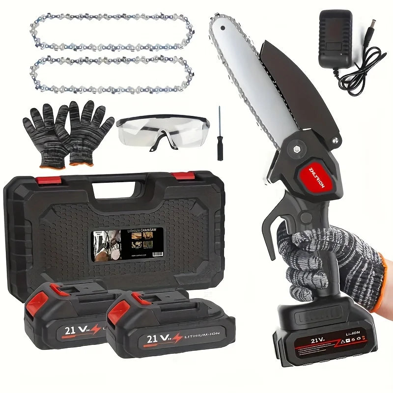 Hunters Dream Mini Cordless  Portable Handheld Chain Saw 4.7 Inch