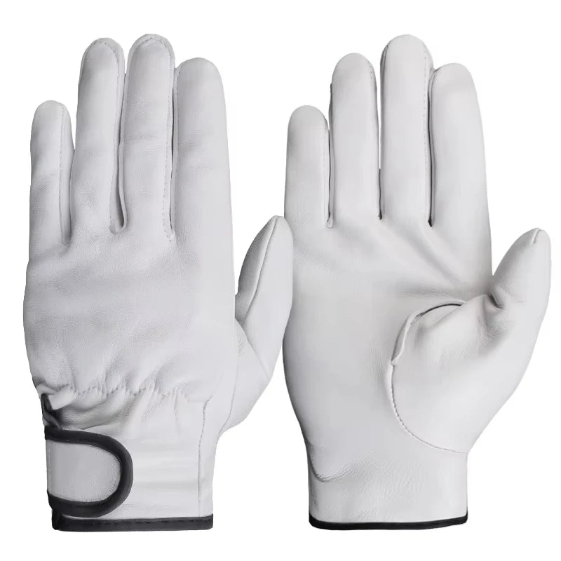 Work gloves sheepskin leather/driver wear-resistant gloves (2 Colors)