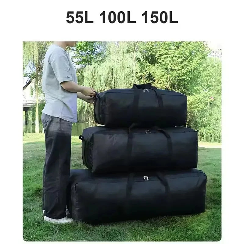 Oxford Fabric Outdoor Waterproof Storage Bag | 55L-150L
