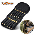 Flip open Ammo Pouch Cartridge Carrier 12 Round Rifle Ammo Bag Hunting Bullet Holder