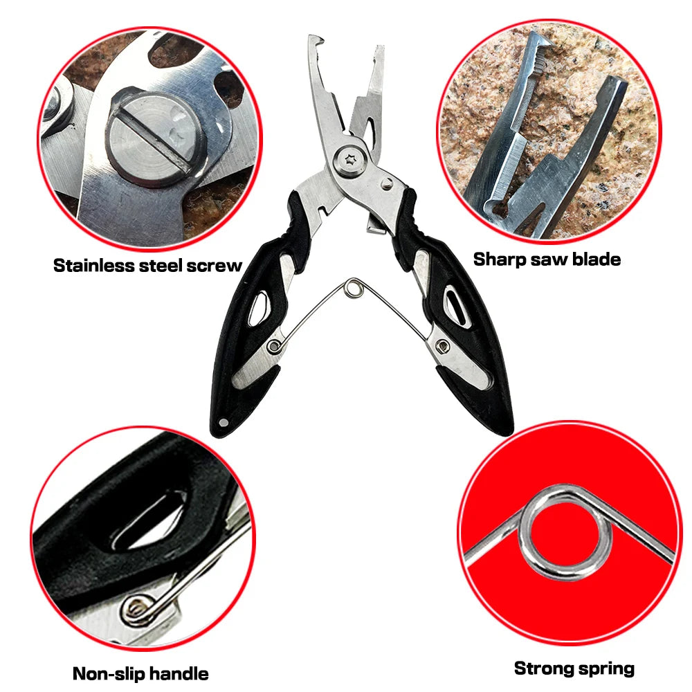 Stainless Steel 21/17cm Lure Pliers Fishing  Equipment