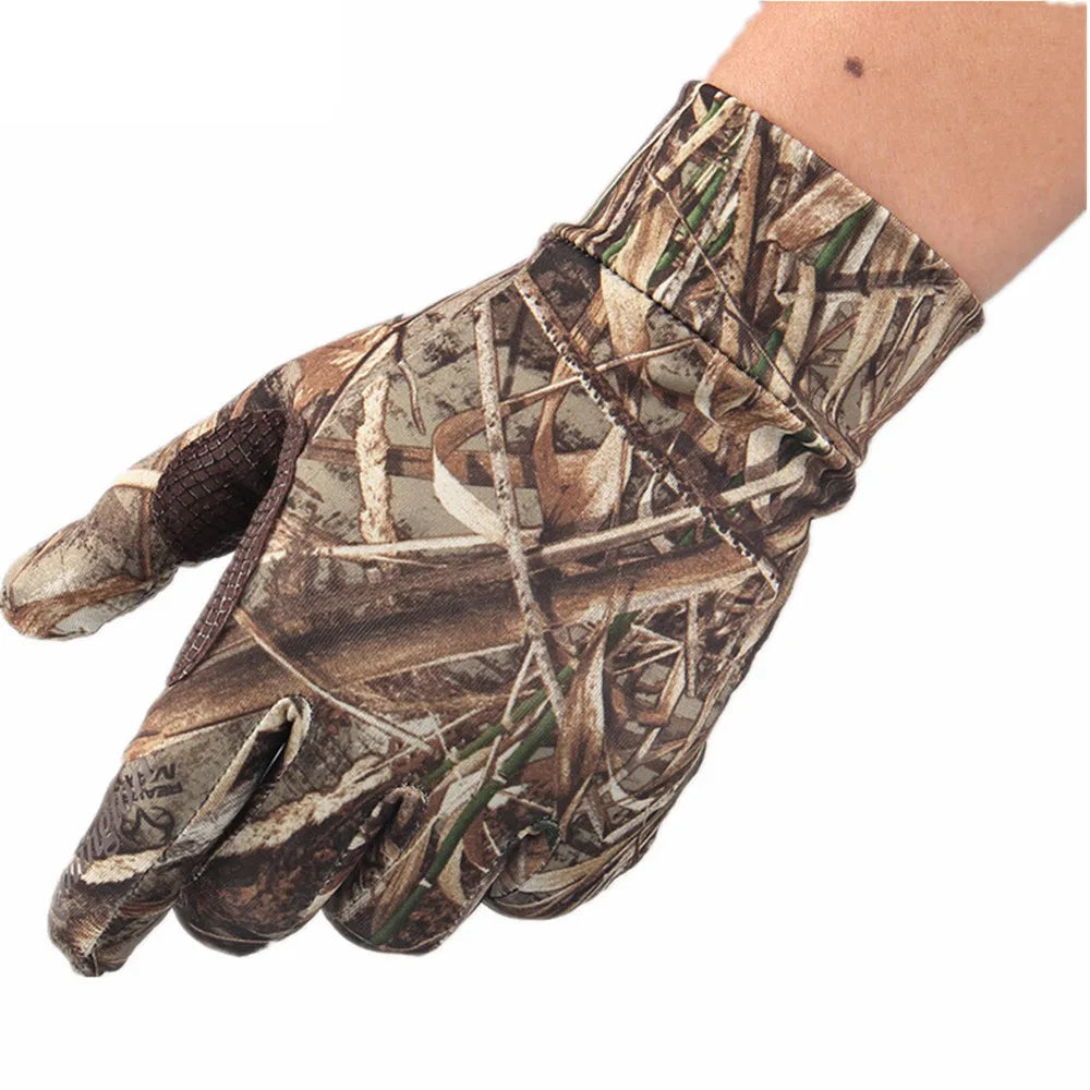 Timberline sporting co-choice-Camo/Tactical Outdoor Anti-slip Elastic Full Finger Gloves