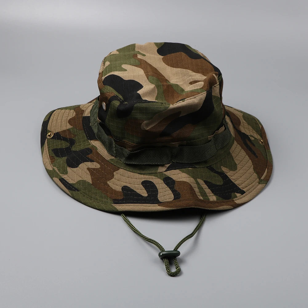 New Sizes-Tactical Boonie  Men /Women Outdoor  Sun Protective Design with Tactical Patterns
