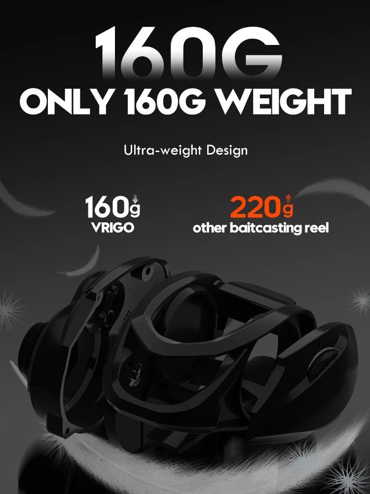 Ultralight Baitcasting Reel BFS Fishing Reel 7.2 Gear Ratio Saltwater 6+1BB 6KG Power Baitcaster