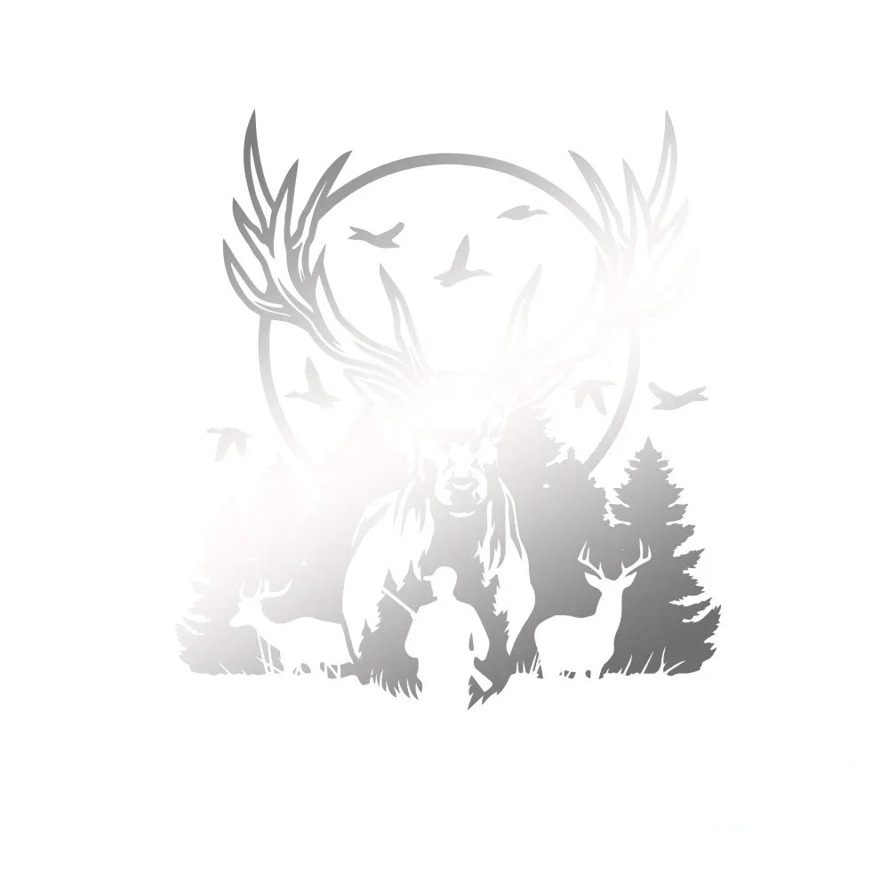 Deer /Waterfowl Hunting PVC Sticker Cute Waterproof Decal