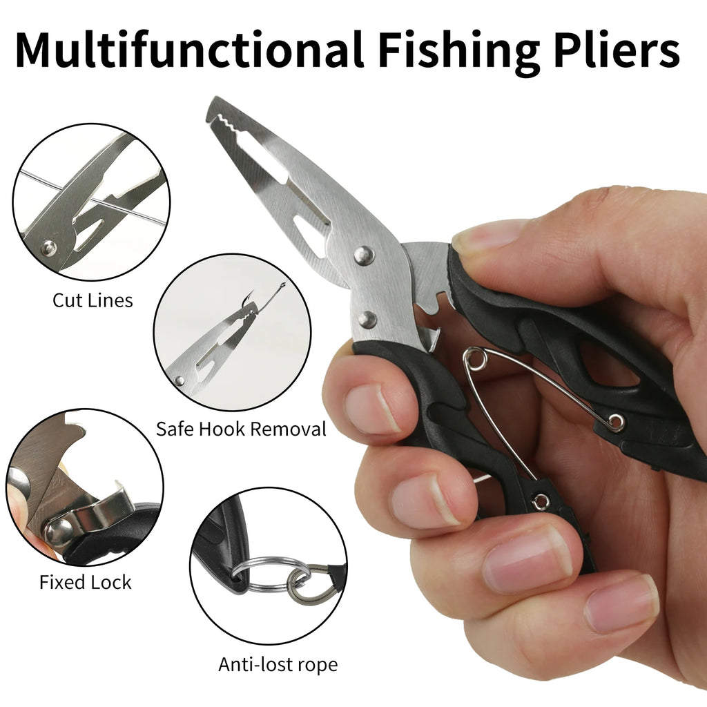 Fishing Pliers and Gripper Set Fishmen Muti-Function Fishing Tool Gear Gifts for Men/Women