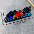 All New Laser Rainbow 4x4 off-road vehicle - Waterproof vinyl stickers, with neon light affects