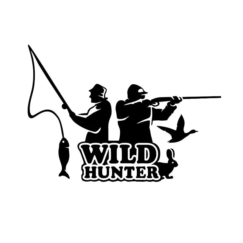 Wild Hunting Car Sticker Waterproof Auto Decors on Bumper Rear Window