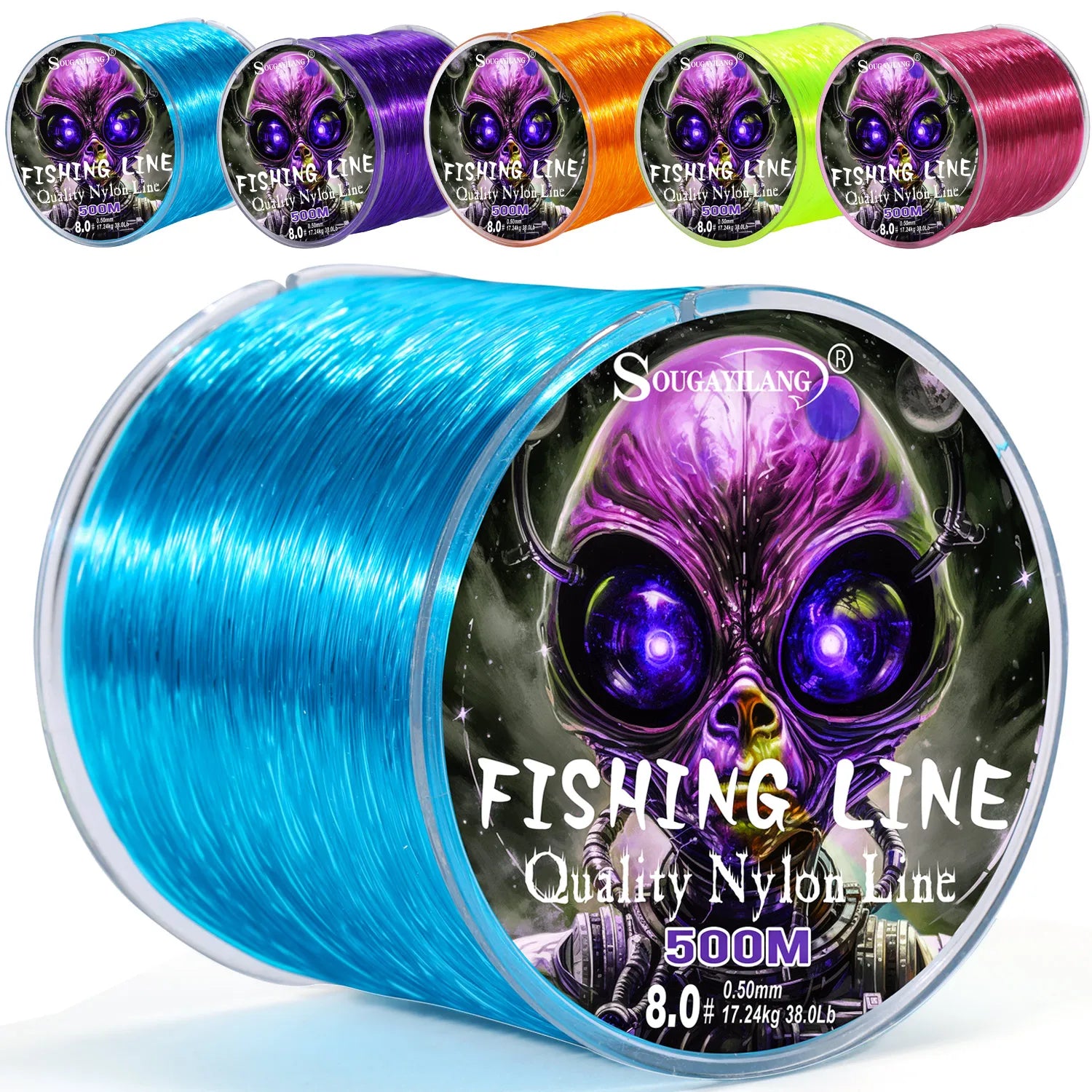 The Outlaw Drag Nylon Fishing Line  7-38 LB Nylon Line The Monster Pull Line