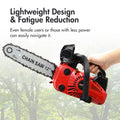 12 Inch Hunters Chainsaw Gasoline Lightweight Portable Electric 1000W 25.4 CC for Tree Wood Cutting
