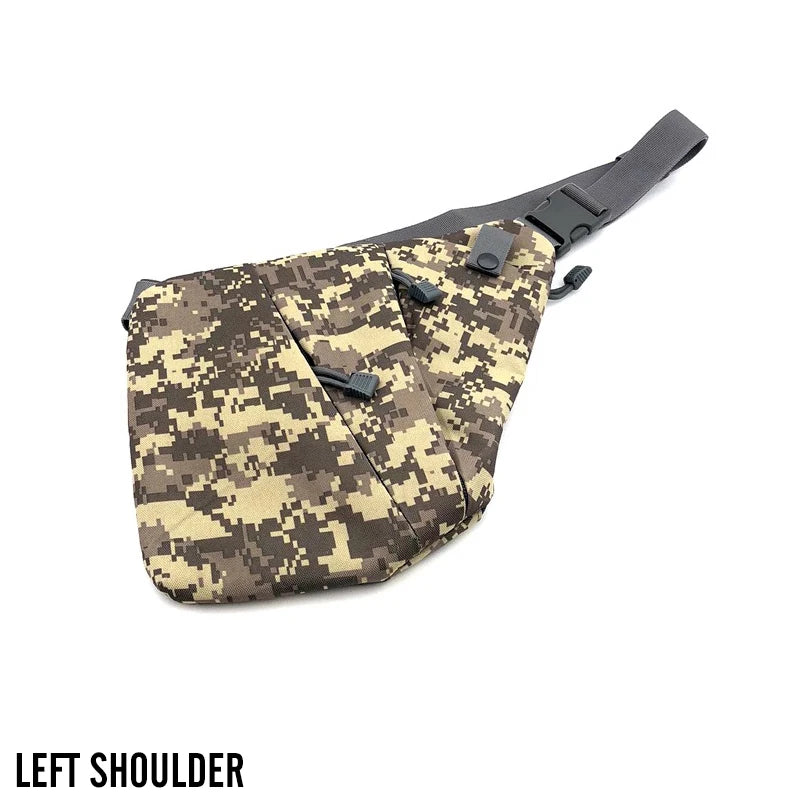 Multifunctional Concealed Tactical Storage Gun Bag Holster Men's Left /Right Nylon Shoulder Holster