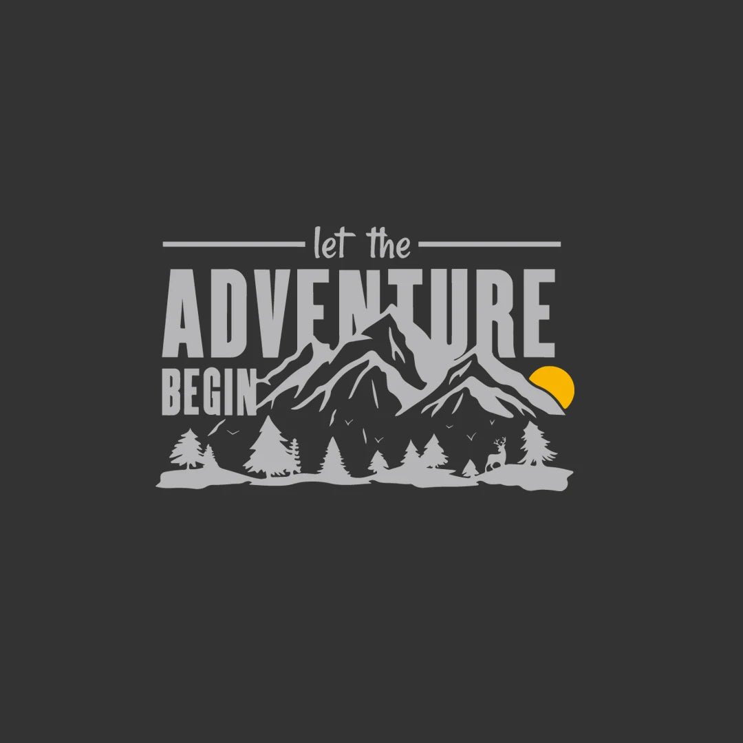 ALL NEW ! Let the adventure begin ,glass window/ body waterproof vinyl Decal