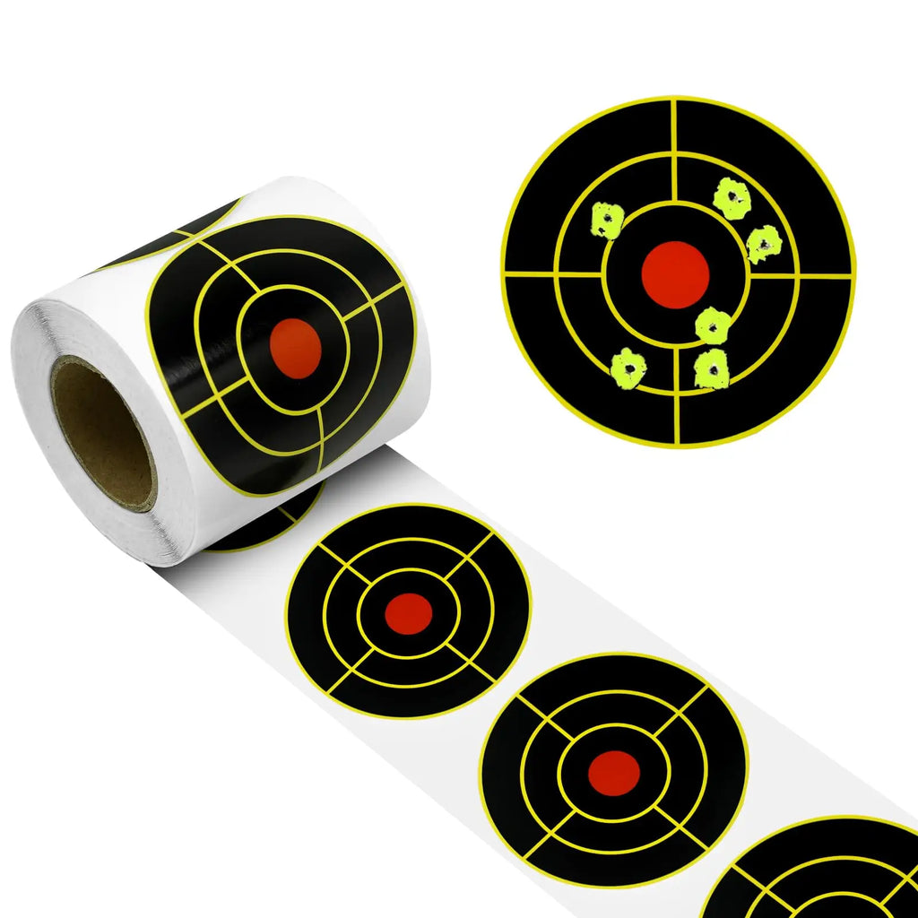Dead Eye-3 Inch Splatter Targets - 200 Pcs Reactive Paper Target Stickers for Archery Practice
