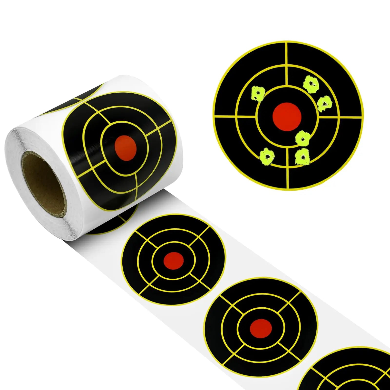 Dead Eye-3 Inch Splatter Targets - 200 Pcs Reactive Paper Target Stickers for Archery Practice