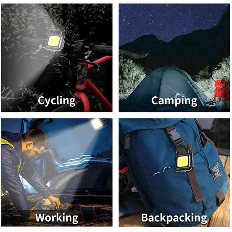 Timberline Package!- Key-chain Flashlight /USB Rechargeable LED Bright Lumen/Pocket Clip Lanterns-3-10 count packs