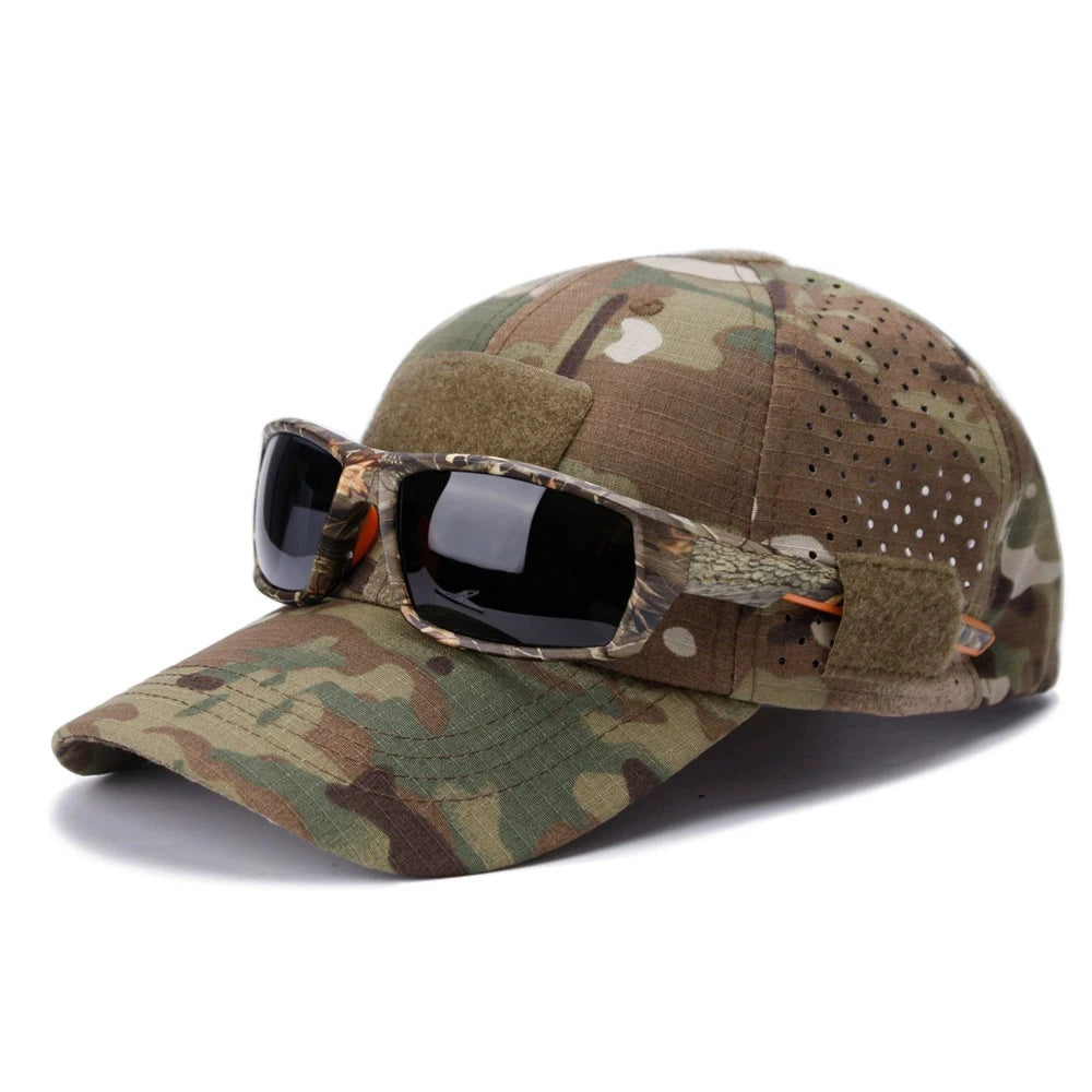 New Camouflage  Breathable Sunscreen Hat Outdoor Sports