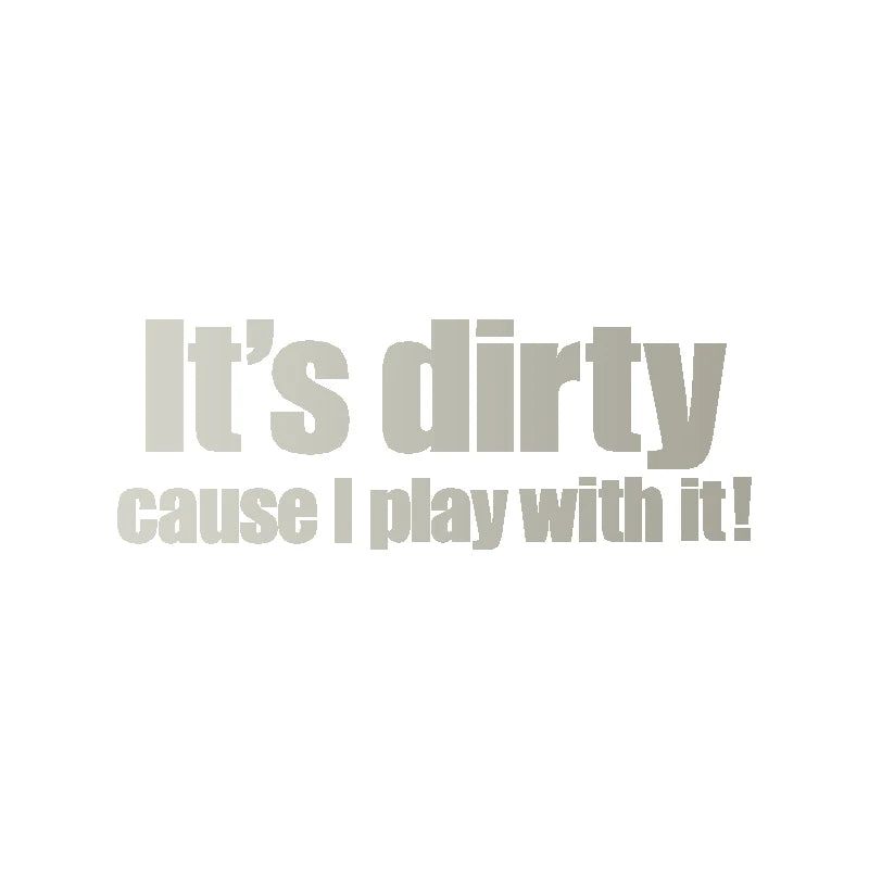 ALL NEW DESIGN! It's dirty cause I play with it - 4x4 off road language DECAL