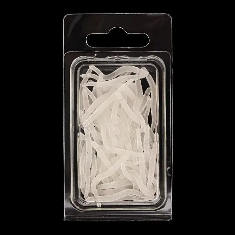 20/50 count /Smelly Red Soft Earthworm Red Worms Artificial Fishing Lures