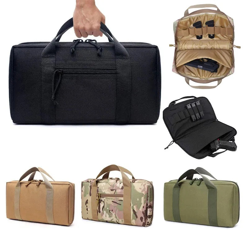 Gun Carry Bag EDC Tool Pouch Outdoor Hunting Accessories Magazine Pouch Holder Pistol Handgun Protection Case Holster
