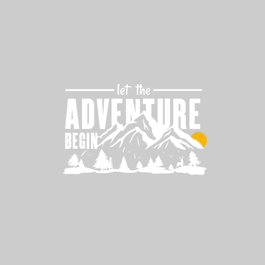 ALL NEW ! Let the adventure begin ,glass window/ body waterproof vinyl Decal