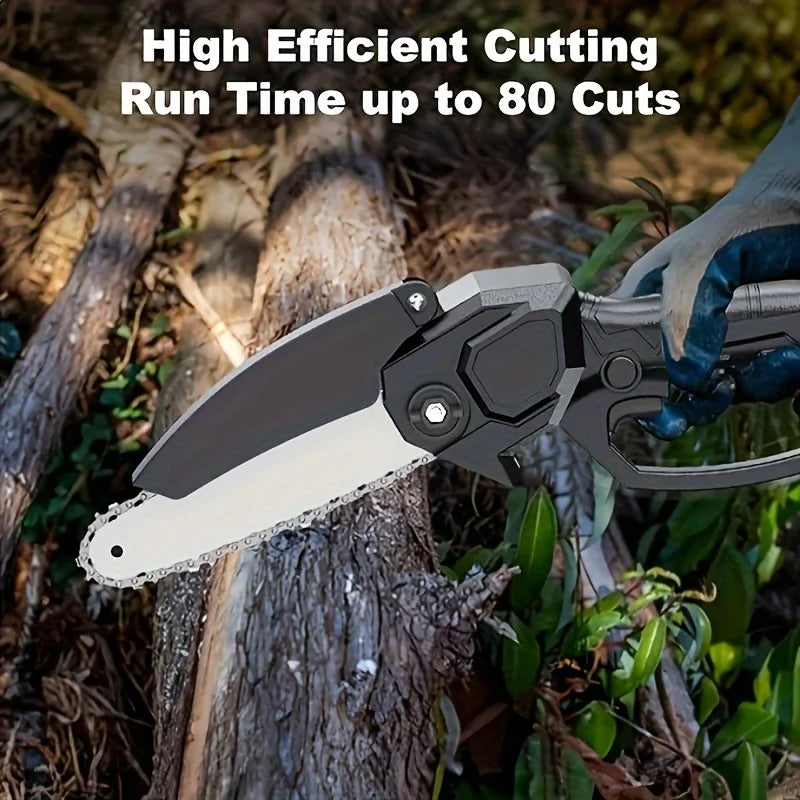 Hunters Dream Mini Cordless  Portable Handheld Chain Saw 4.7 Inch