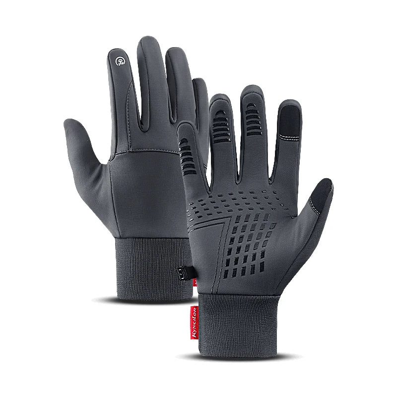 Hot Sale Gray Sports Glove Warm Touch Screen Full Finger Gloves For Men /Women Sports