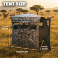 Camouflage Pop-Up  Outdoor Camo Blind with Storage for Deer Turkey Duck Archery Season