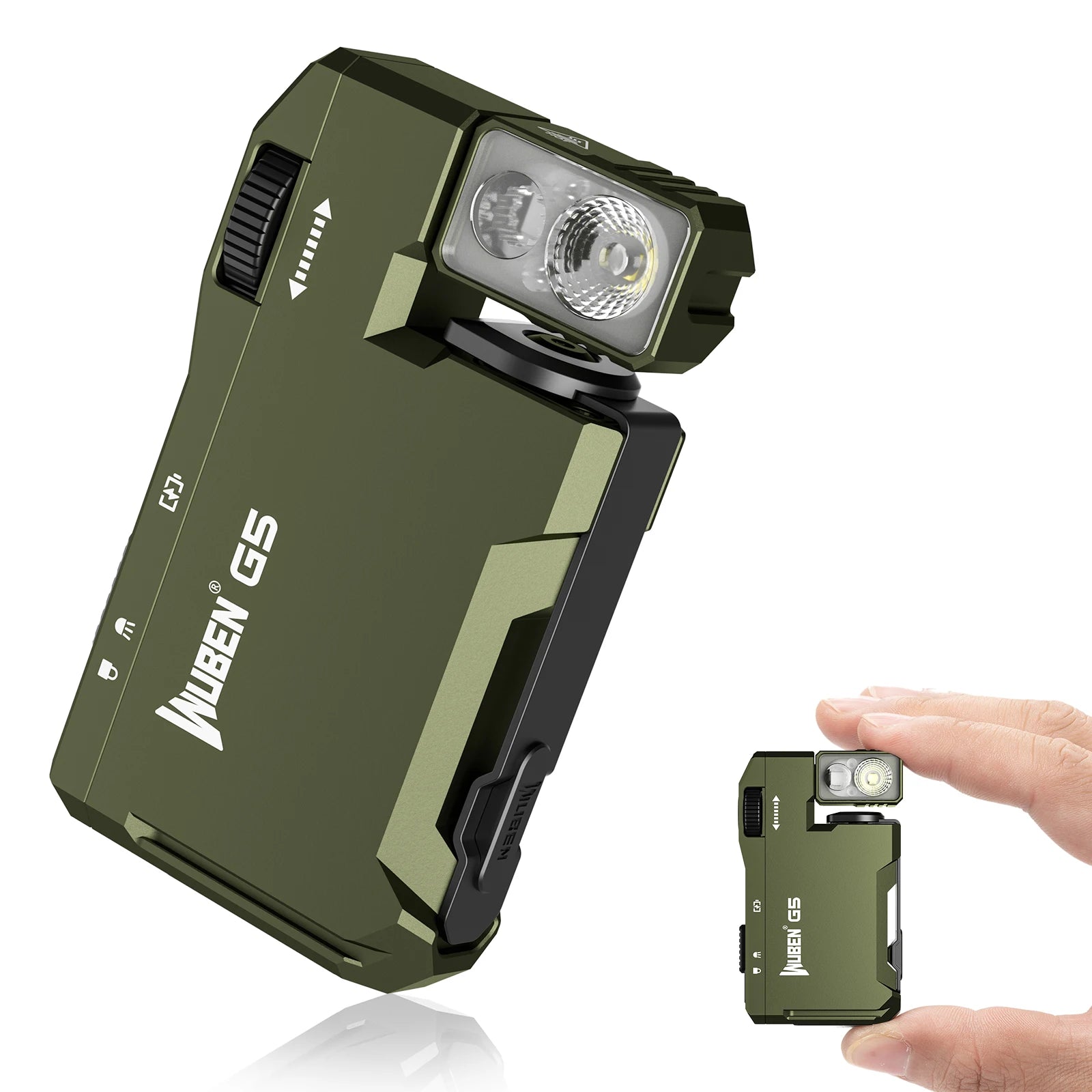 Timberline/Magnetic EDC G5 Flashlight 400 Lumen USB-C Rechargeable Key-chain
