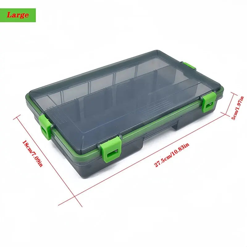 Fishing Tackle Box Tray Large Capacity Fishing Accessories /Goods-Orange color supply
