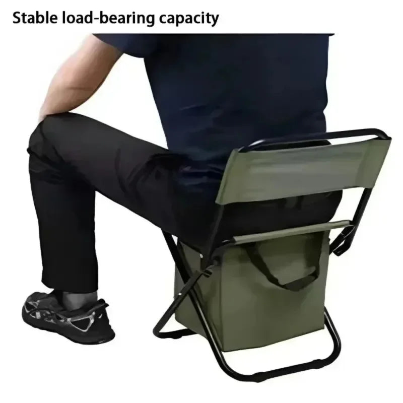ALL NEW !Portable Folding Stool-Outdoor Camping / Fishing /Hunting/Travel Seat