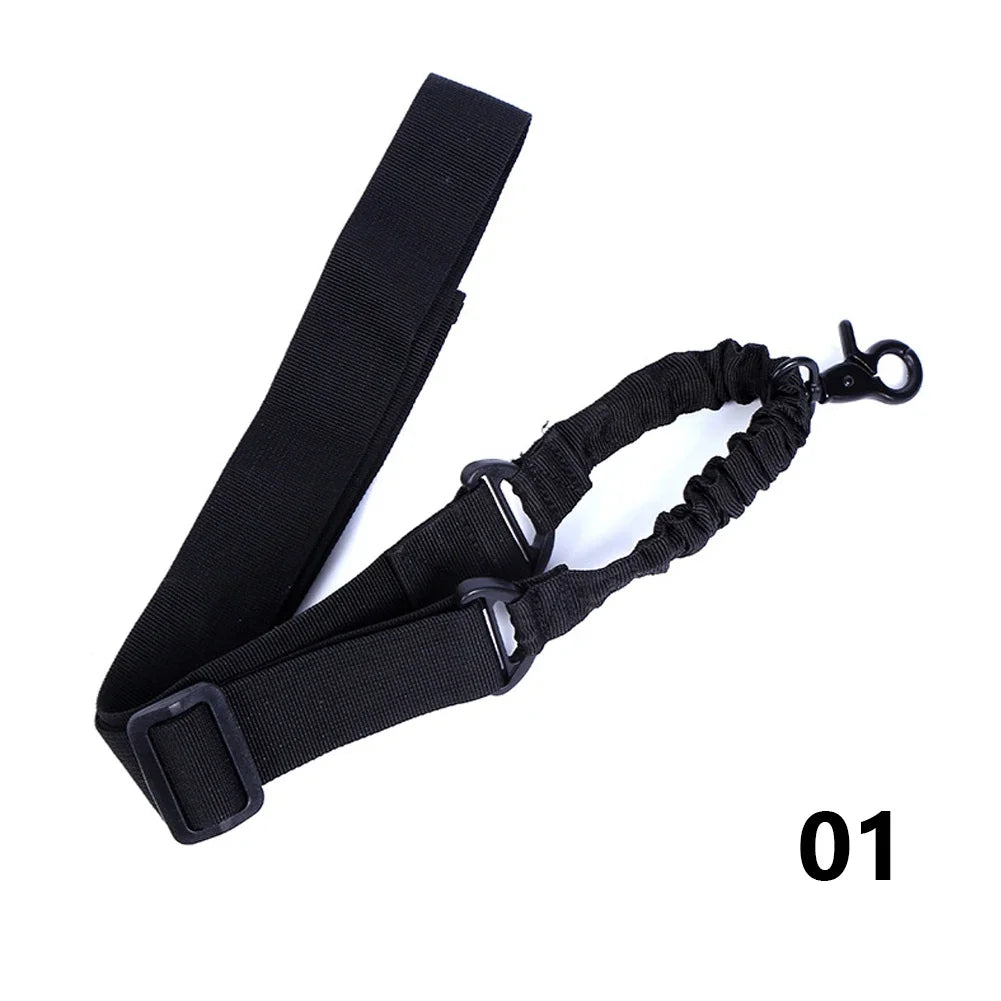 Clearance Deal ! One Single Point Adjustable Bungee for Rifle Gun Sling Strap Hook Safety
