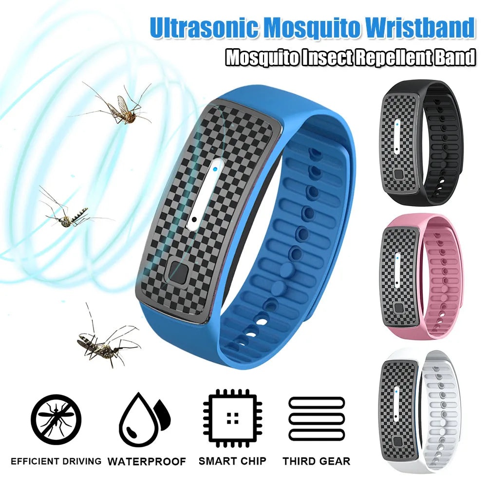 Ultrasonic Mosquito Bracelet Mosquito  Repeller Home Outdoor Mosquito Repellent