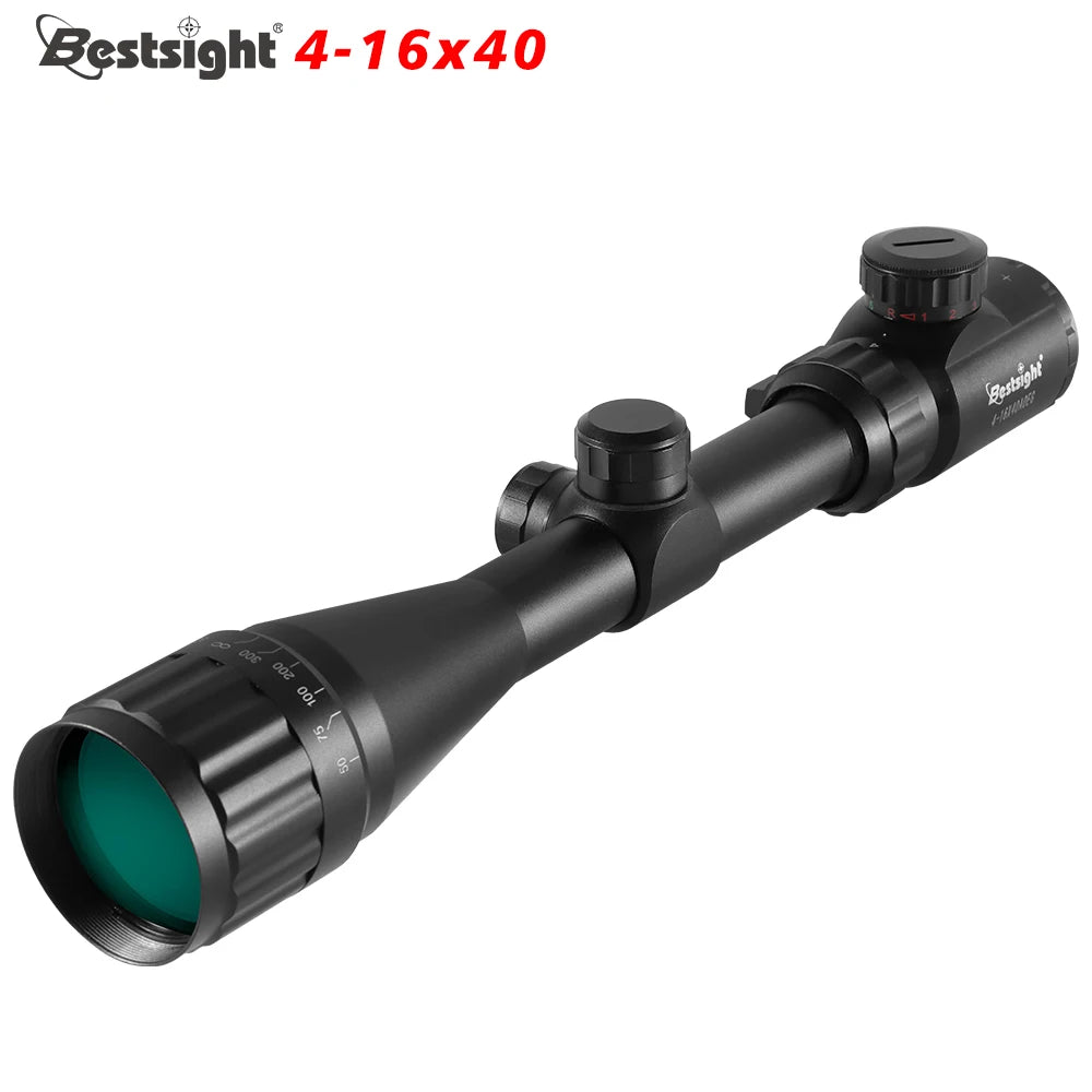 4-16X40 AOE Optics Scope Red&Green Dot Illuminated Sight Scope Hunting Budget Gear Scope