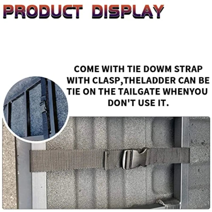 Pickup Truck Tailgate Ladder /Adjustable Universal Pickup Truck Bed Step
