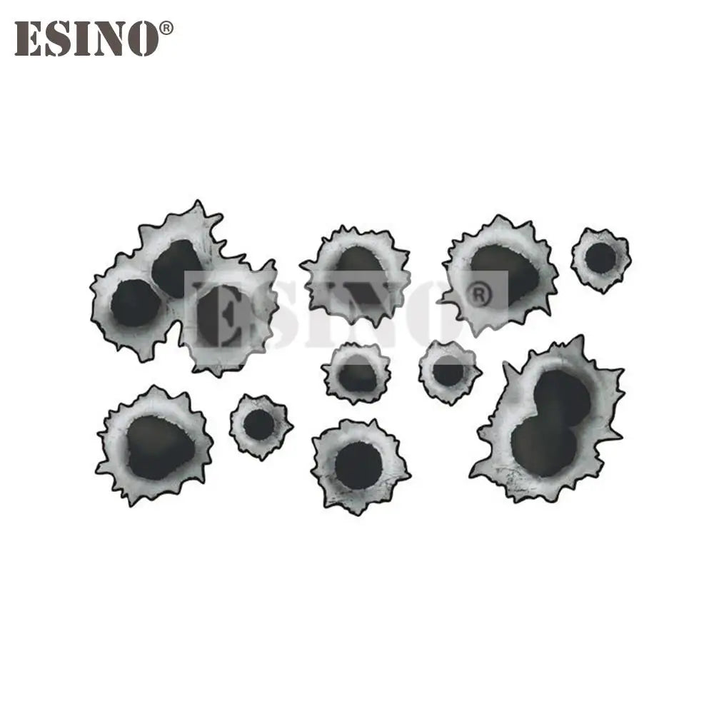 Now Available ! Gun Bullet Hole  PVC Waterproof Sticker