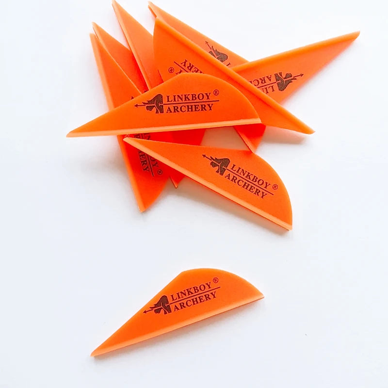 36pcs Arrows Vanes 2inch Plastic Vane Feather for Carbon Arrows ID6.2mm Hot Buy! Color Choice