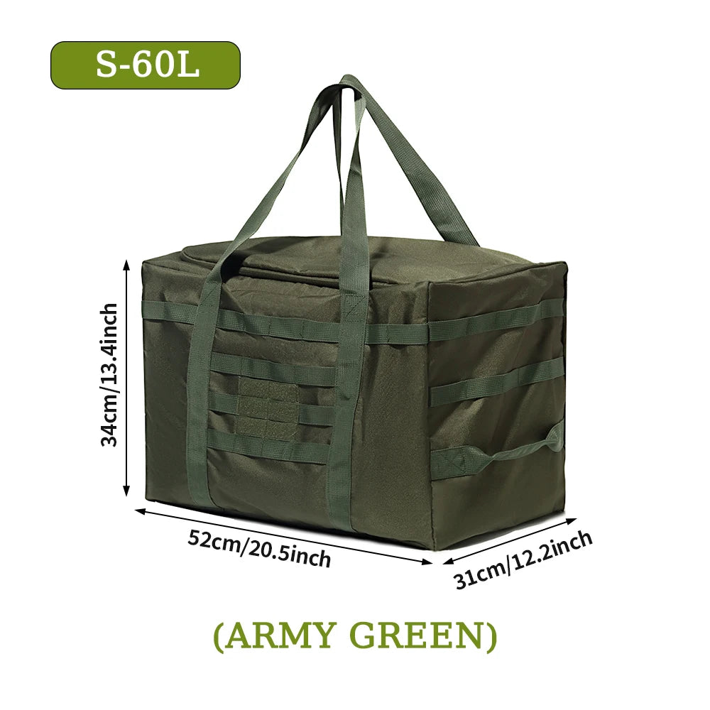 Large Duffle Bag (60L/90L Capacity Optional) - For Gear, Camping Storage, Travel Sports Equipment