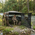 Swing Wide- Pop-Up Hunting Blind Easy Setup /Ground Shelter /Outdoor Blind with Storage for Deer /Turkey /Duck /Archery Season