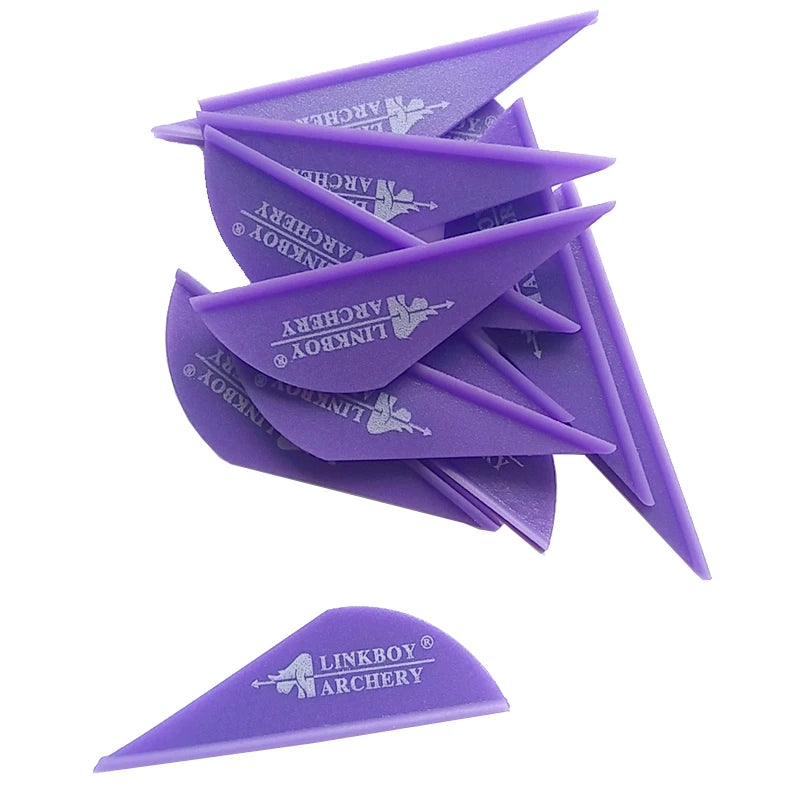 36pcs Arrows Vanes 2inch Plastic Vane Feather for Carbon Arrows ID6.2mm Hot Buy! Color Choice