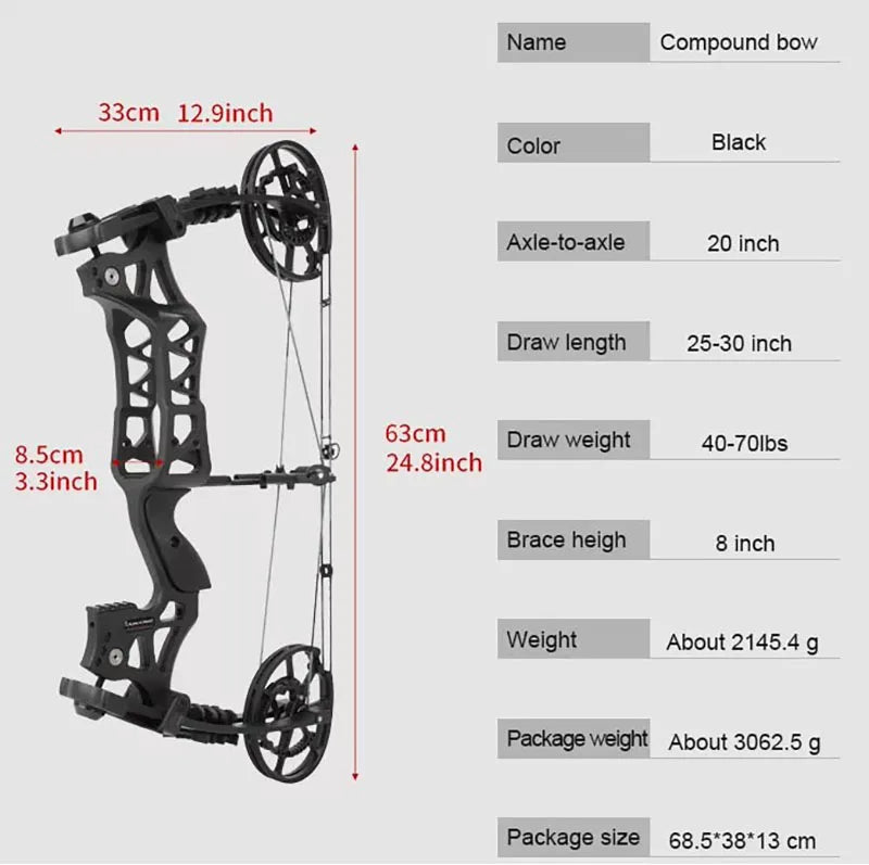 Archery Budget Buy--40-70 lbs M109 EA Compound Bow Right and Left Hand Outdoor Composite Bow