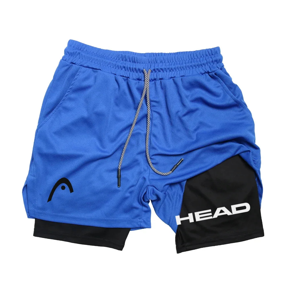 2 in 1 Sports Quick Dry  Shorts w/ Double Layer Comfort