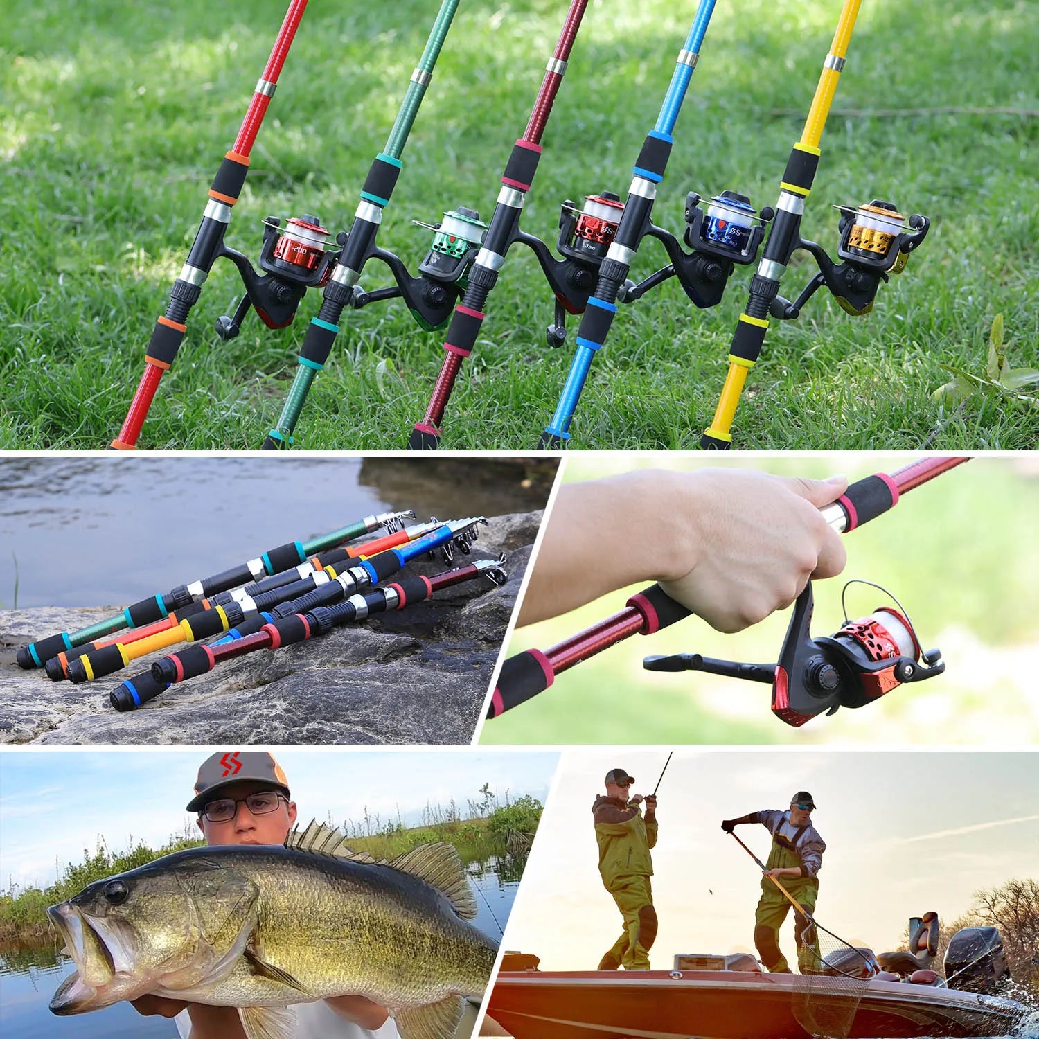 Timberline Special/// Fishing Rod and Reel Combo1.8M Telescopic Rod with Reel Max Drag Full Fishing Kit