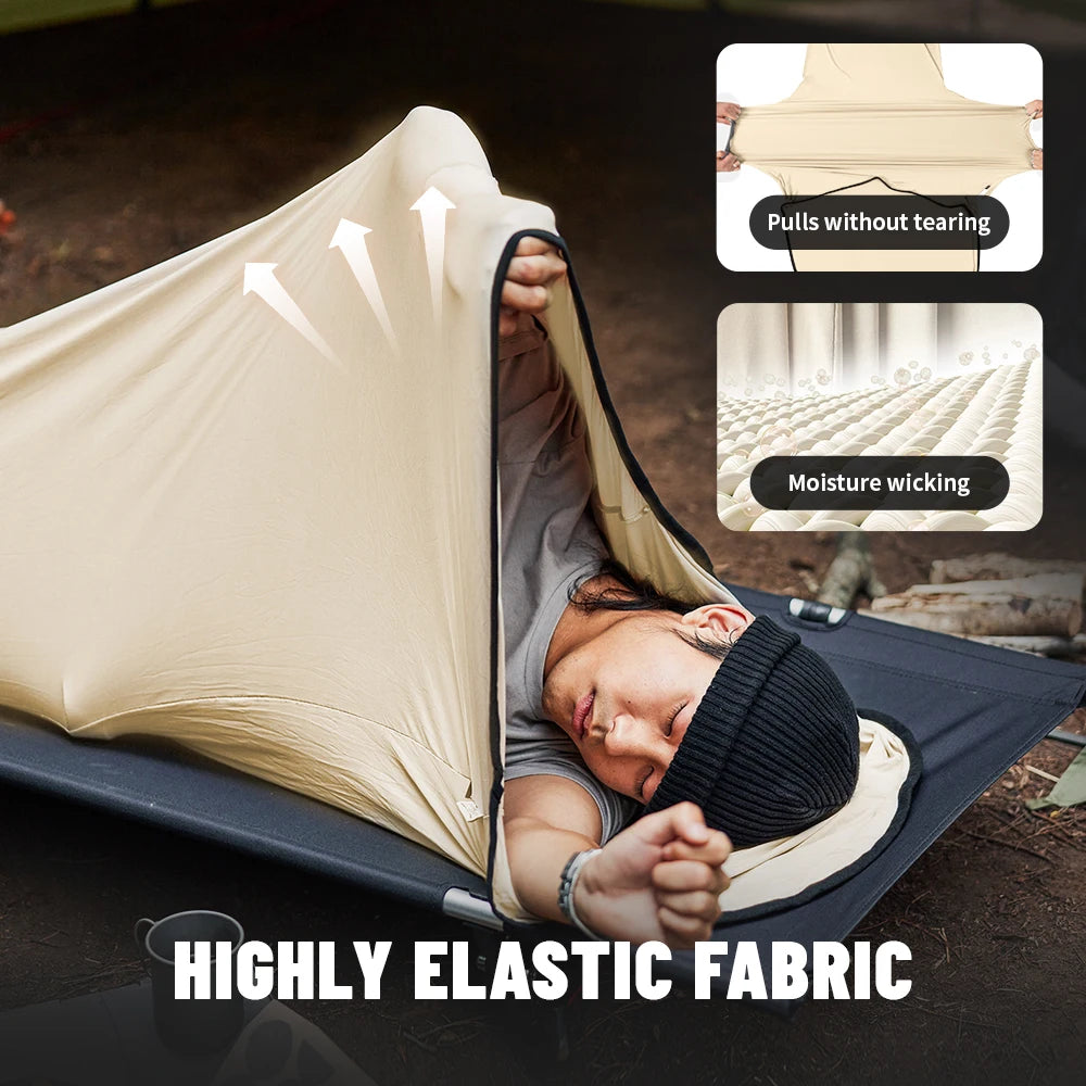 The Human Sock Sleeping Bag Liner Ultralight High Elastic/ Warm Body Wrap