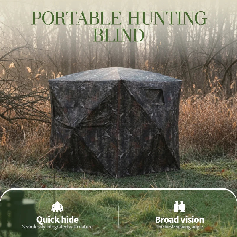 Lightweight Durable Pop-Up Hunting Blind Easy Set-Up