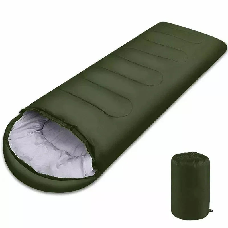 Black Sleeping Bag Ultralight Waterproof 4 Season Warm / Backpacking