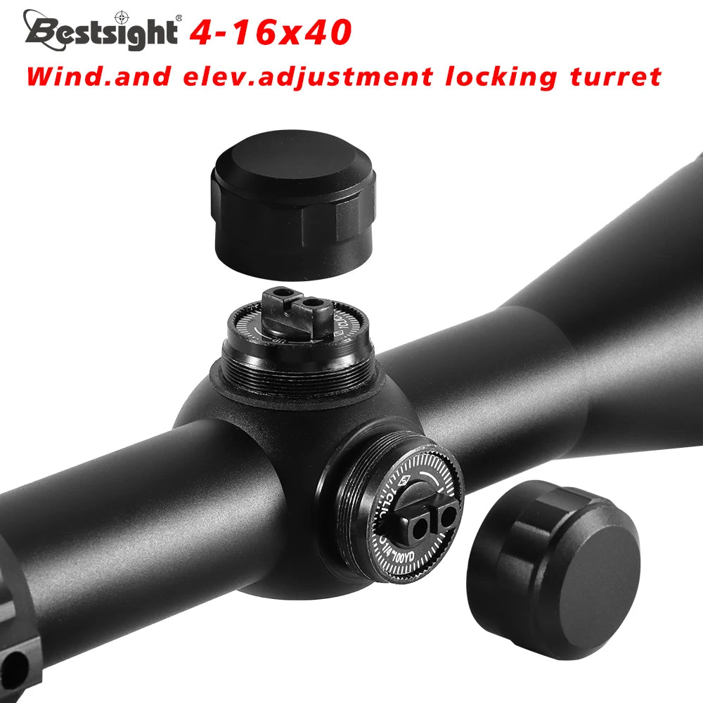 4-16X40 AOE Optics Scope Red&Green Dot Illuminated Sight Scope Hunting Budget Gear Scope