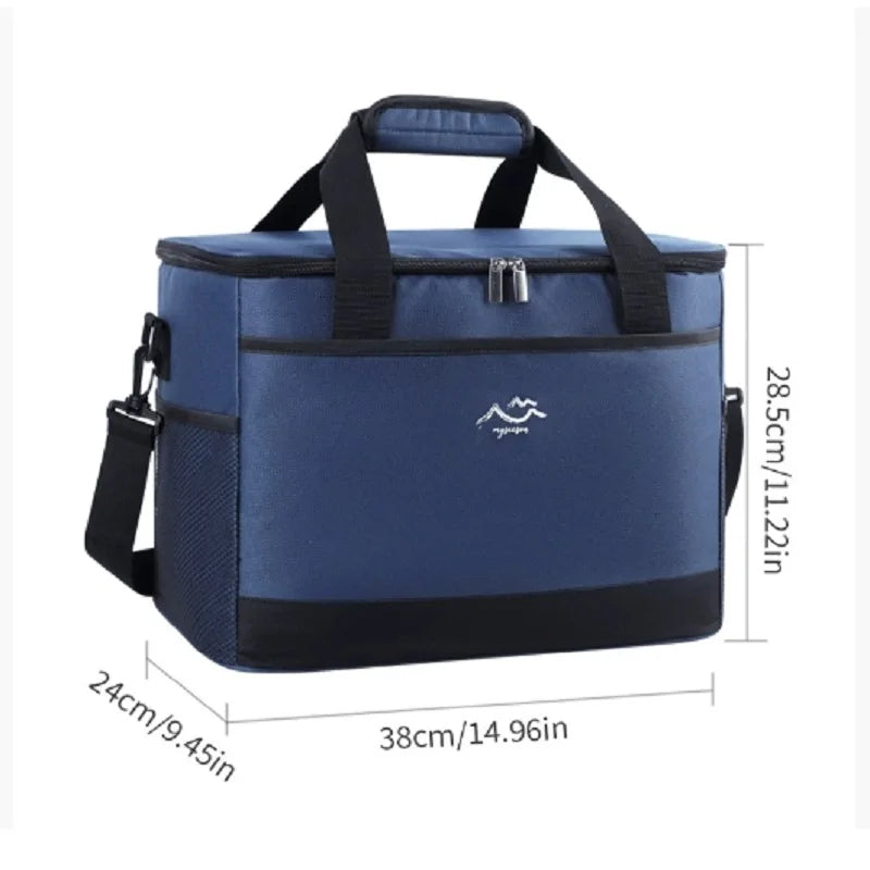 Large-Capacity Square Ice Box Bag /Fresh-Keeping Picnic Bag for Outdoor Use