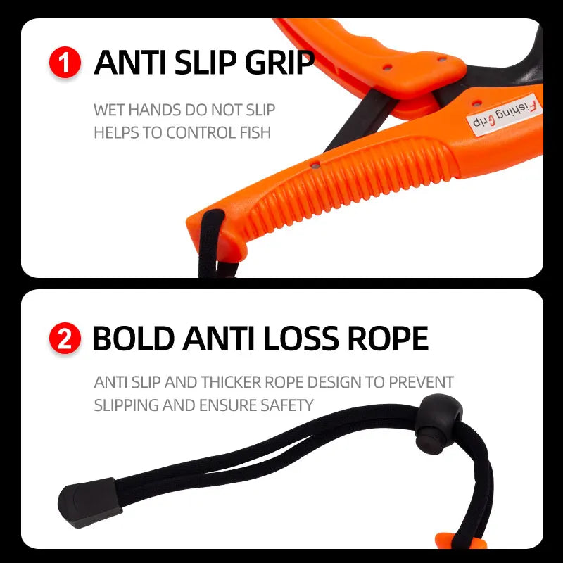 Timberline Proud New Durable/Function Lip Grip With Adjustable Rope Fishing Pliers
