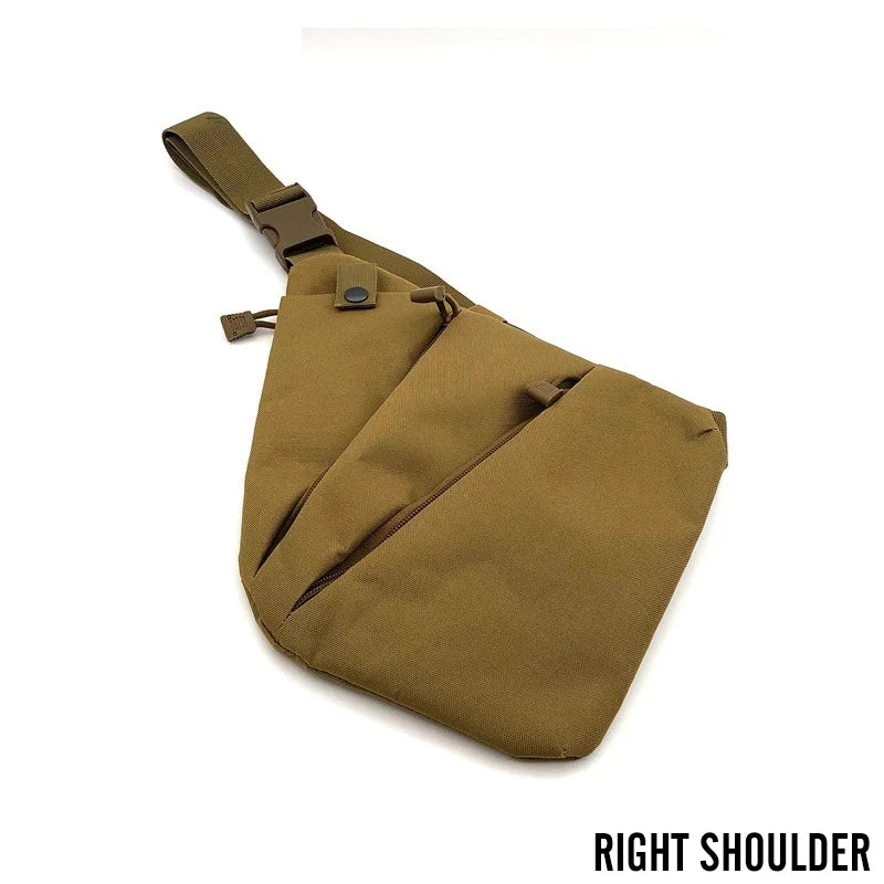 Multifunctional Concealed Tactical Storage Gun Bag Holster Men's Left /Right Nylon Shoulder Holster